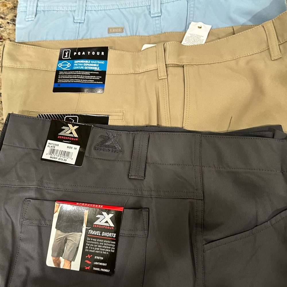 Men’s New Flat Front Shorts